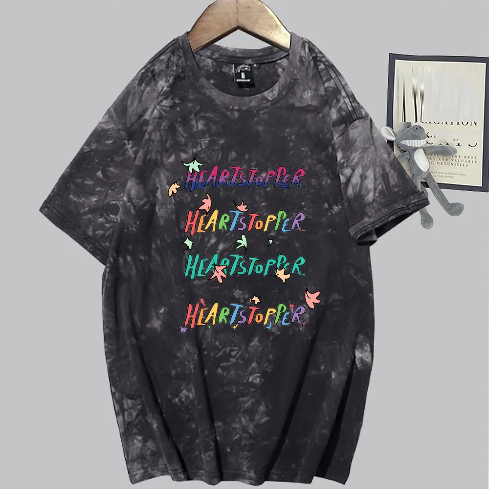 

2022 T Shirt Heartstopper Romance Tv Series Fans Short Sleeve Tee Hip Hop Tops Unisex