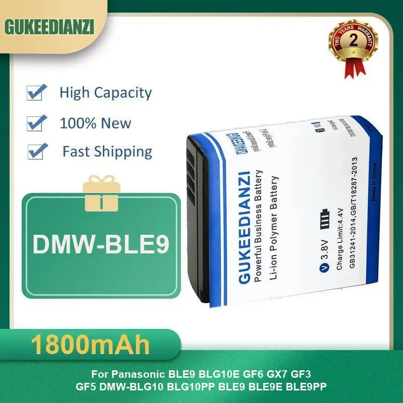 Фото Аккумулятор для Panasonic BLE9 BLG10E GF6 GX7 GF3 GF5 DMW-BLG10 BLG10PP BLE9E BLE9PP Lumix DMC-3D1 DMC-TZ7 DMC-TZ8 DMC-TZ10 №4