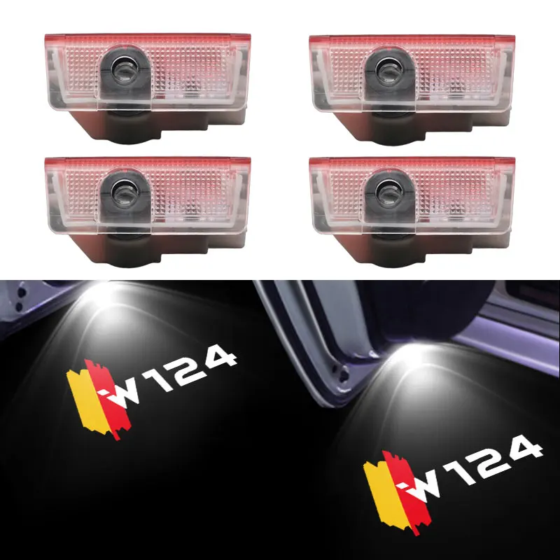 

2Pcs Car Door Welcome Light Ghost Shadow Light For Mercedes Benz E W124 LED Car Door Light Laser Projector Lamp