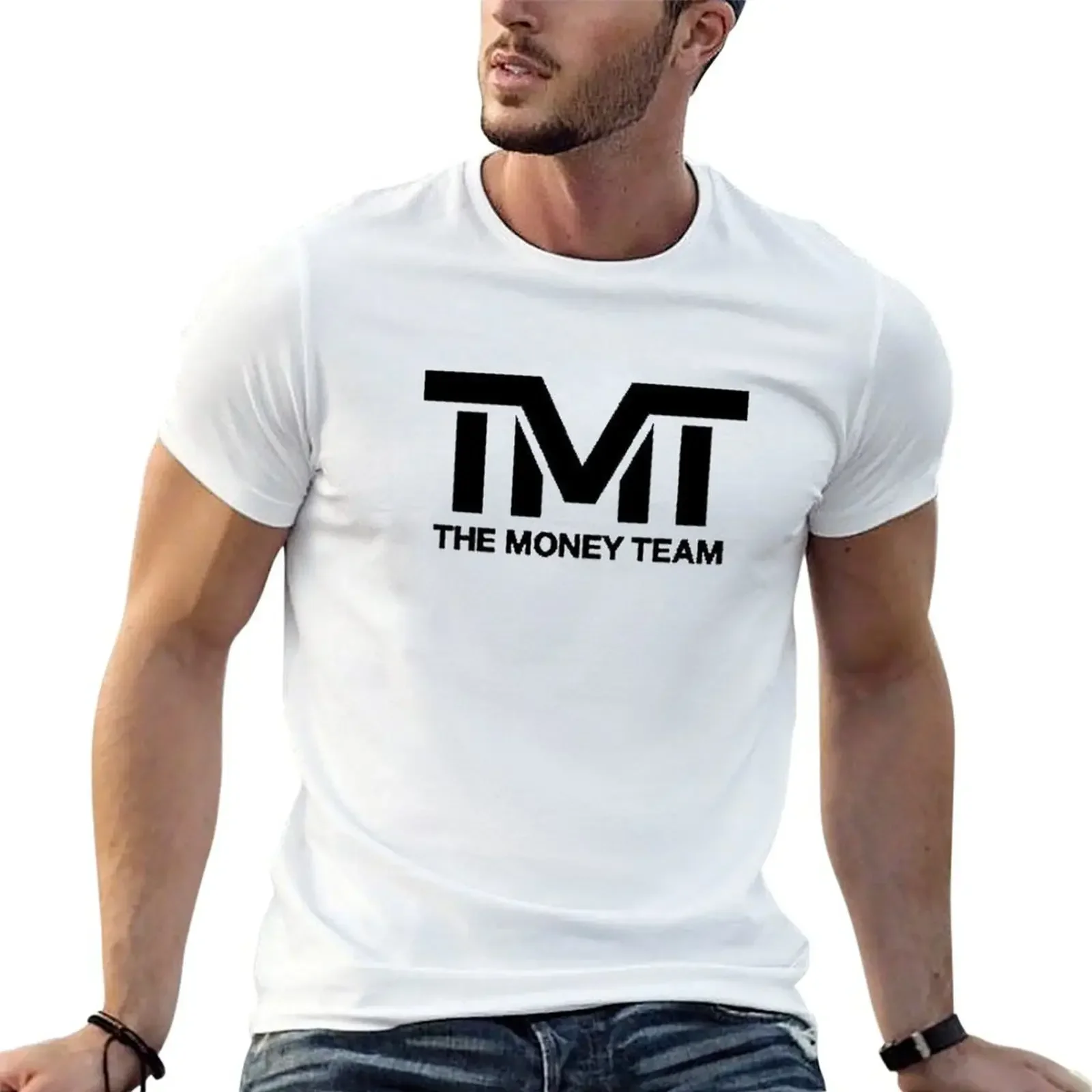 ТМТ | Команда денег Футболка Floyd Mayweather быстросохнущая синяя архівная мужская