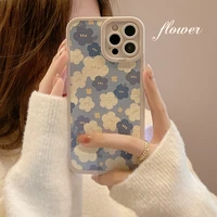 for iphone13 11 pro max x xs 7 p 12 mini phone case soft shell 8xr flower