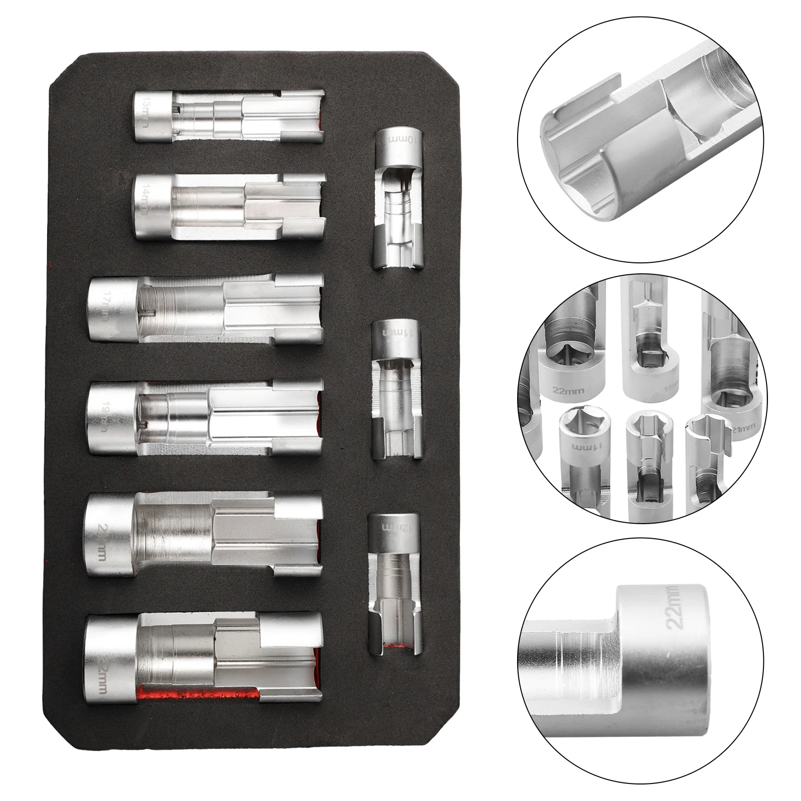 9 шт. 10-22 мм торцевой ключ для топливной линии 1/4 дюйма 3/8 1/2 проводные датчики