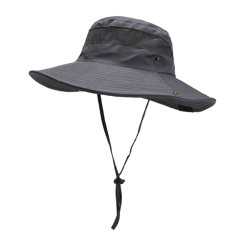 

Шляпа от солнца для мужчин и женщин, шляпа с широкими полями для сафари и походов, Панама с защитой от УФ лучей, шляпа для рыбалки, спорта на открытом воздухе, пляжа, бесплатная доставка
