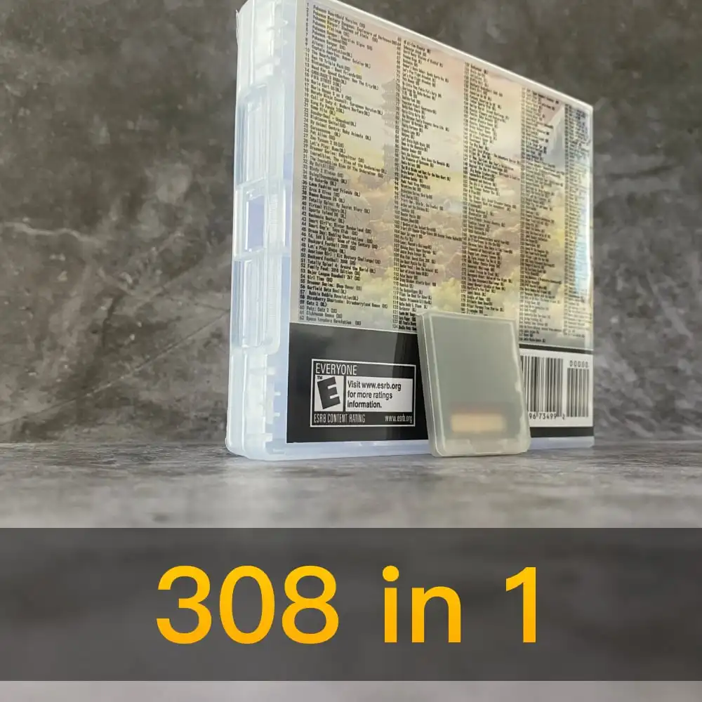 

308 в 1, картридж для видеоигр для Nintendo Ds 3DS 2DS