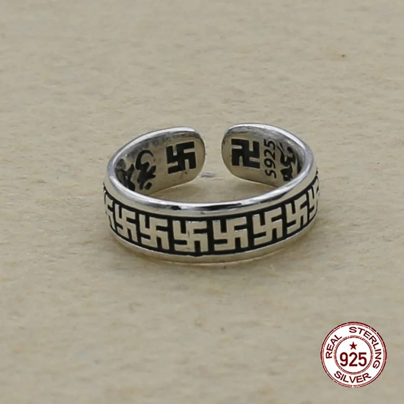 Кольцо из стерлингового серебра 925 пробы. Модные и персонализированные украшения