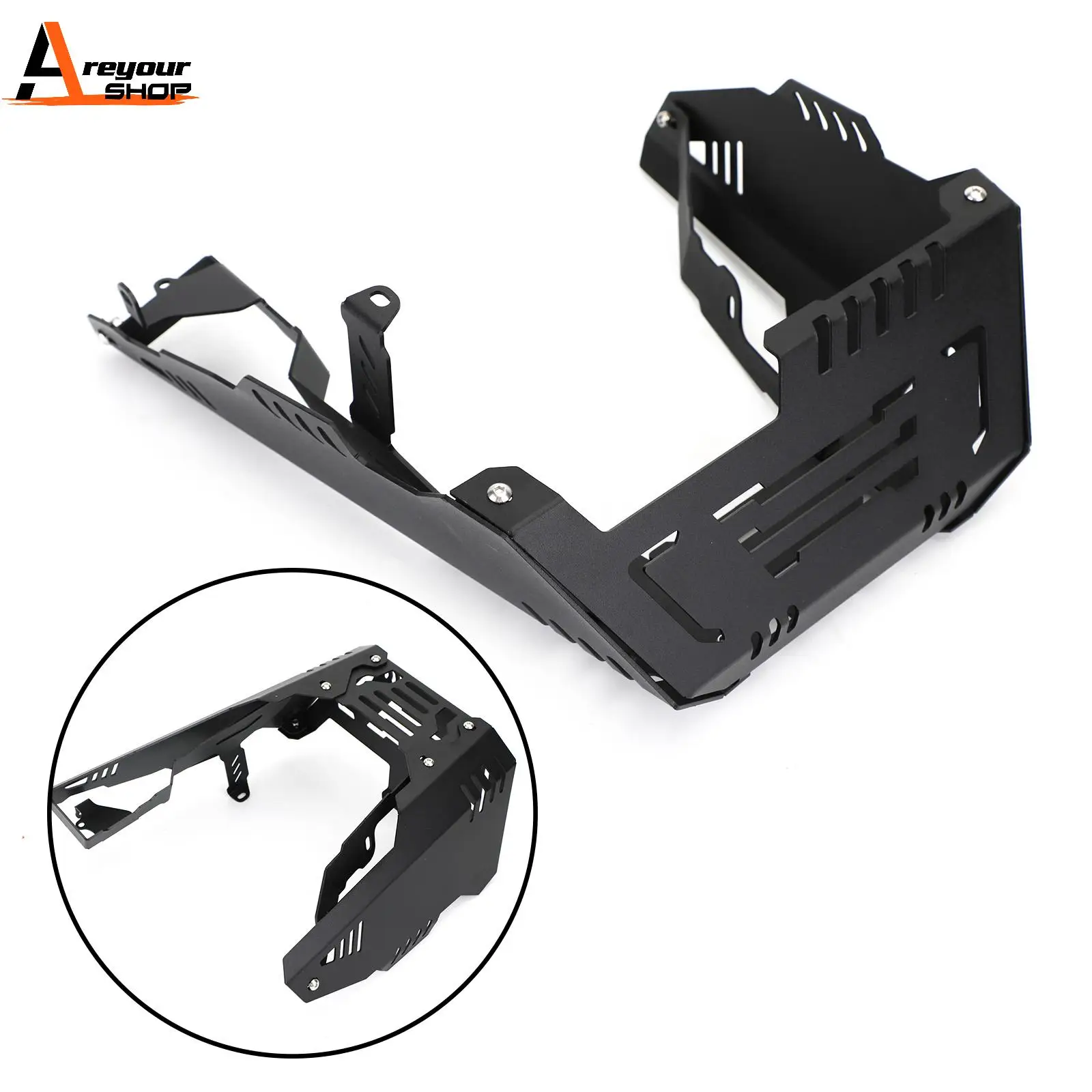 Areyourshop опорная плита двигателя для Toyota &quotPrado&quot Защитная крышка подходит Yamaha MT-07