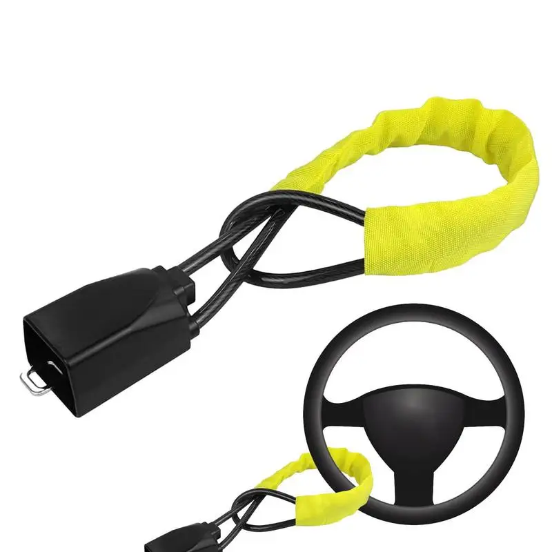

Car Steering Wheel Lock Seat Belt Lock Car Theft Prevention Car Anti Theft Device Security Locking Supplies Universal Fit Most