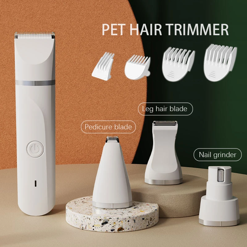 

Dog Hair Clipper Pet Cat Hair Trimmer Animals Grooming Clippers Nail Grinder Professional Haircut For Dogs Cats Supplie
