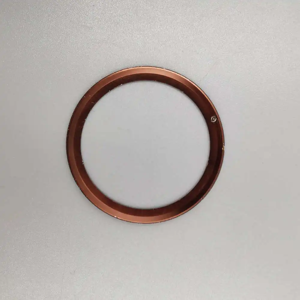 Mod Watch Parts Black Blue Red Coffe 39.7mm*32.8MM Slope Aluminum Bezel Insert Green Luminous Beads For Tudor T-397 41MM Case