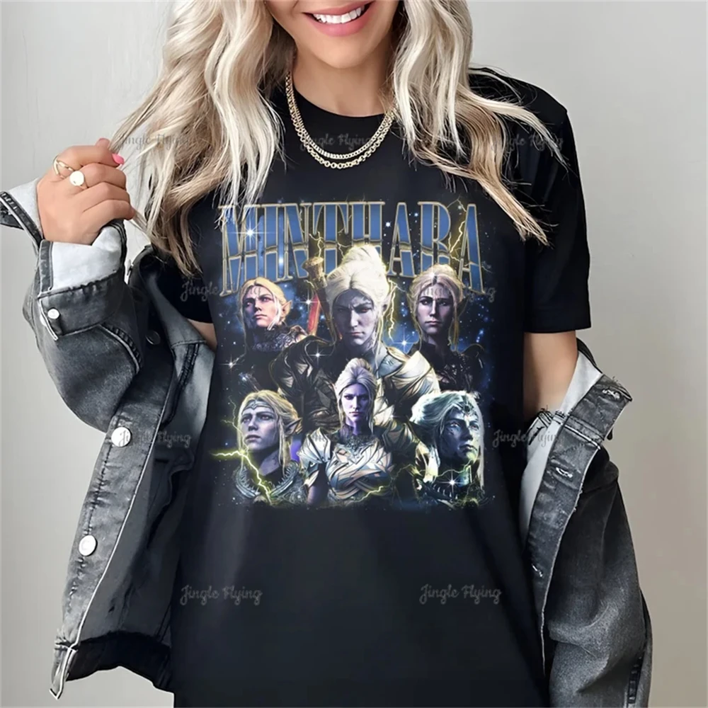 Винтажная Футболка Minthara balтвердые ворота 3 подарок для женщин и мужчин футболка