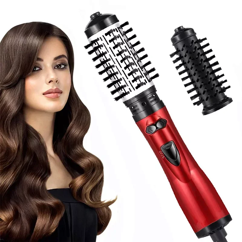 Enlarge 2 in 1 Automatic Rotating Hair Dryer and Volumizer Brush One Step Straightening Curling Comb Waver Styling Tool Hot Air Styler