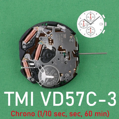 Механизм TMI VD57C для часов