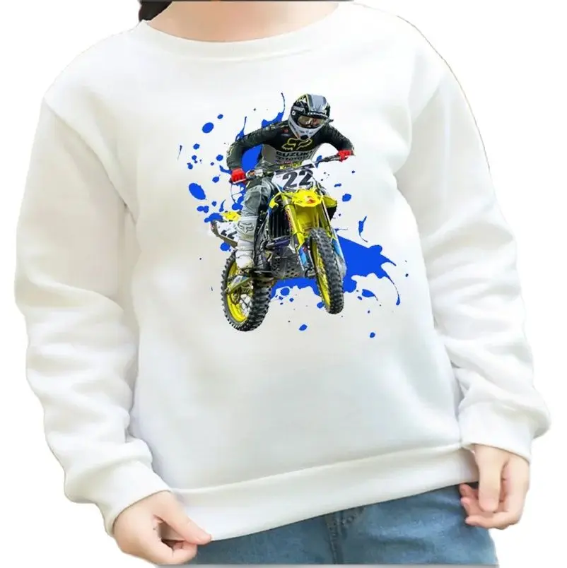 

Men/women Round Neck Hoodie New Sports Fitness Race Motorcycle Racing Print Hooded Long Sleeve Sweatshirt Clothes Anime Hoodies