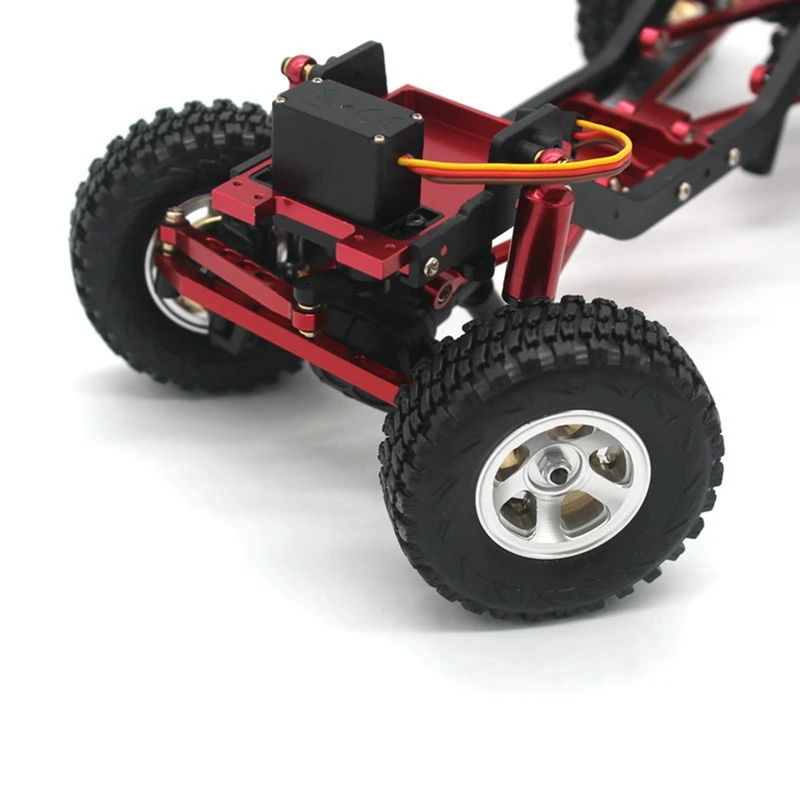 Комплект металлических резиновых шин для осевого колеса SCX24 Traxxas TRX4M FMS 1 0 1/18 RC 4 шт.