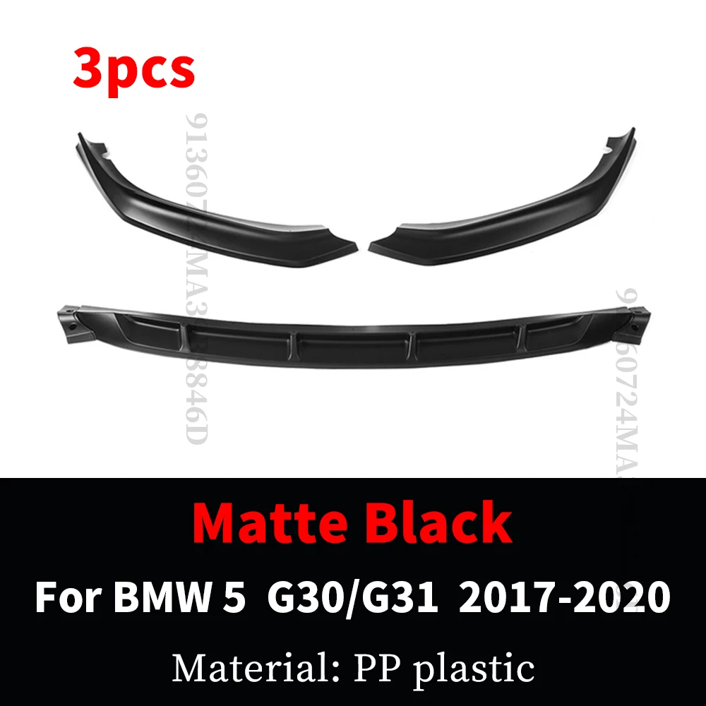 

Модифицированный дефлектор сплиттера, передний бампер, защита для губ, комплект для настройки подбородка, ремонт для BMW 5 G30 G31 M 530d 525i 540i 530i 2017-2020
