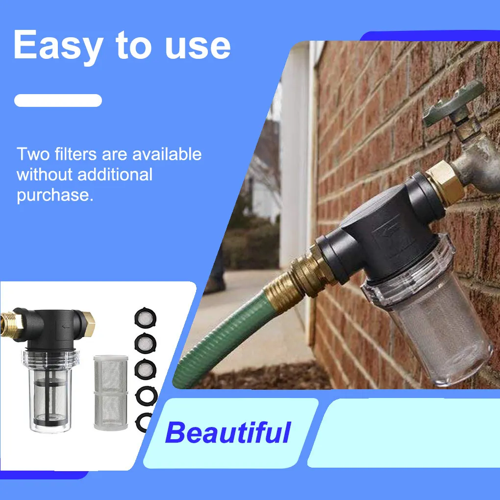 

Garden Hose Filter Portable Detachable Removable Automobile Cleaning Faucets Pressure Washer Filters Accessories