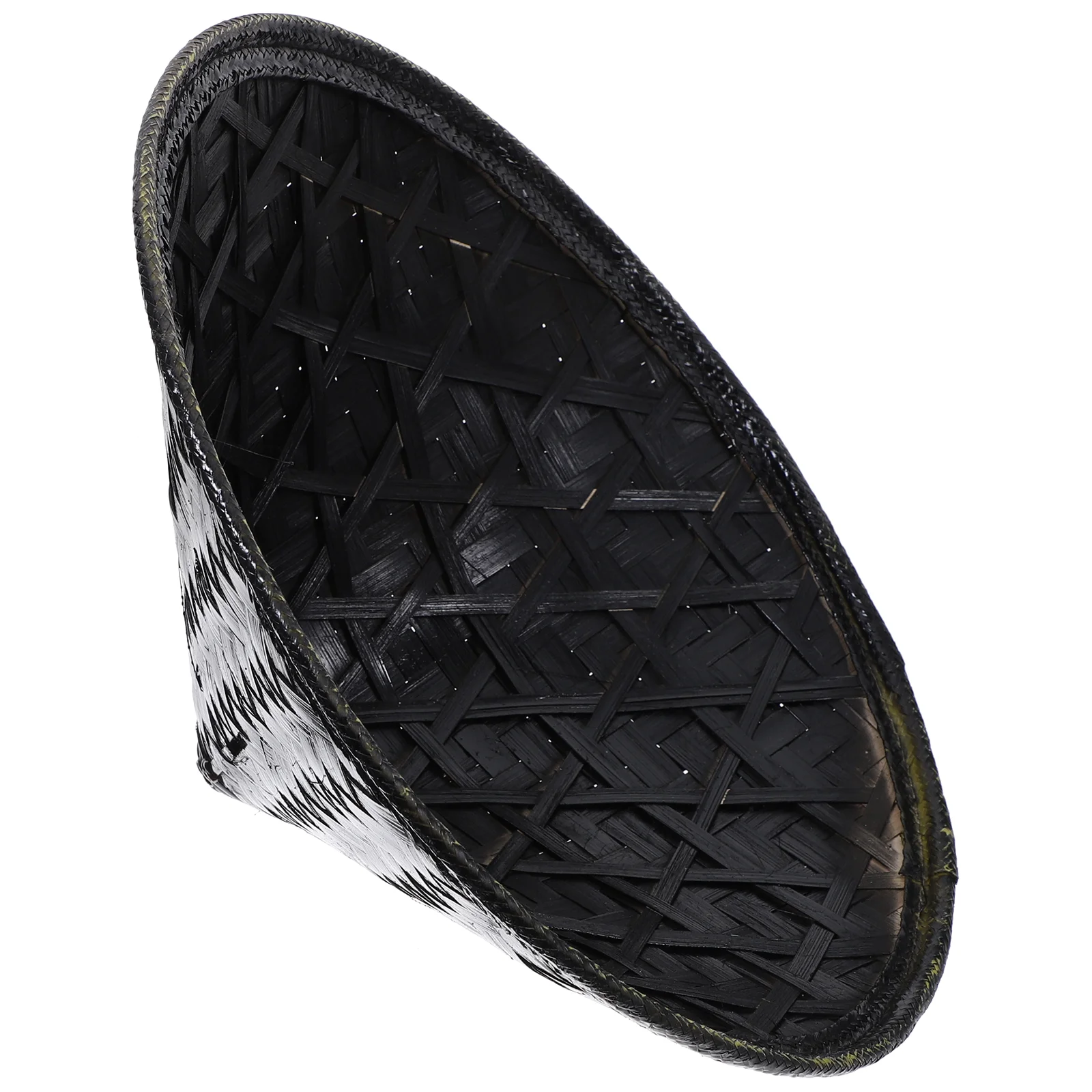 

Boy Costumes Chinese Coolie Hat Decor Cone Performance Boys Asian Conical Bamboo