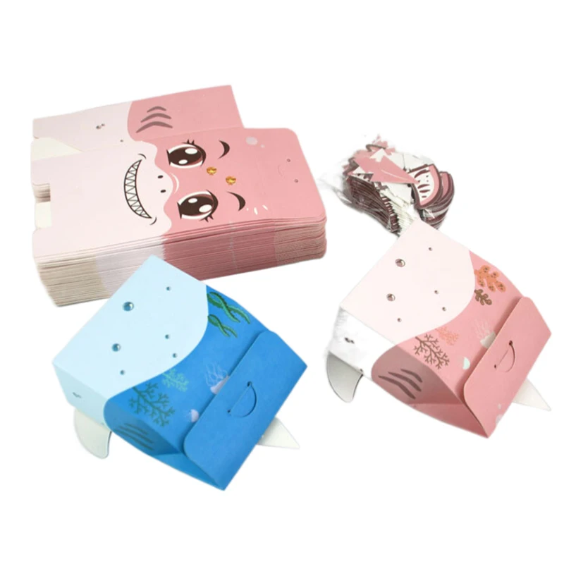 10 шт. бумажная Подарочная коробка для конфет с изображением морской акулы |