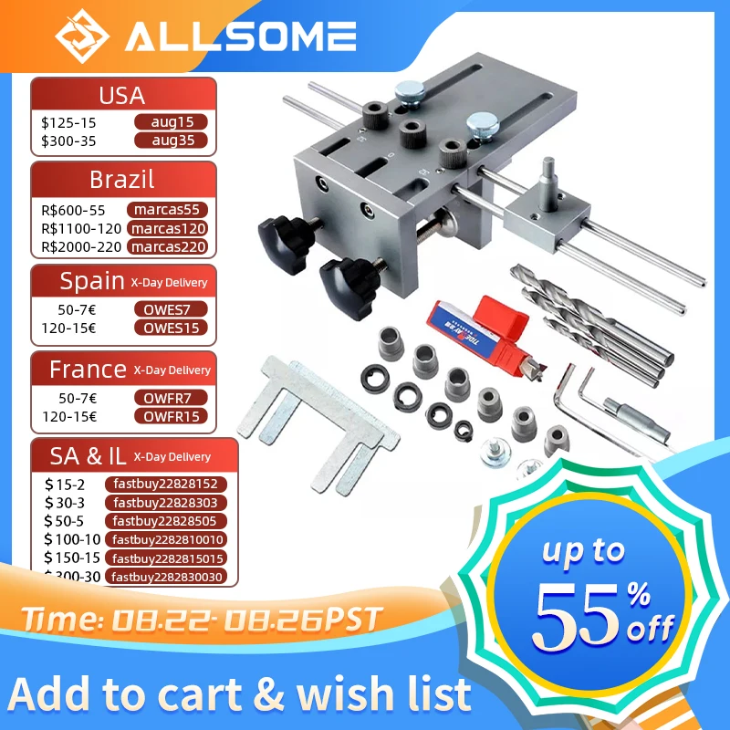 ALLSOME 3 IN 1 Wood Dowelling 	