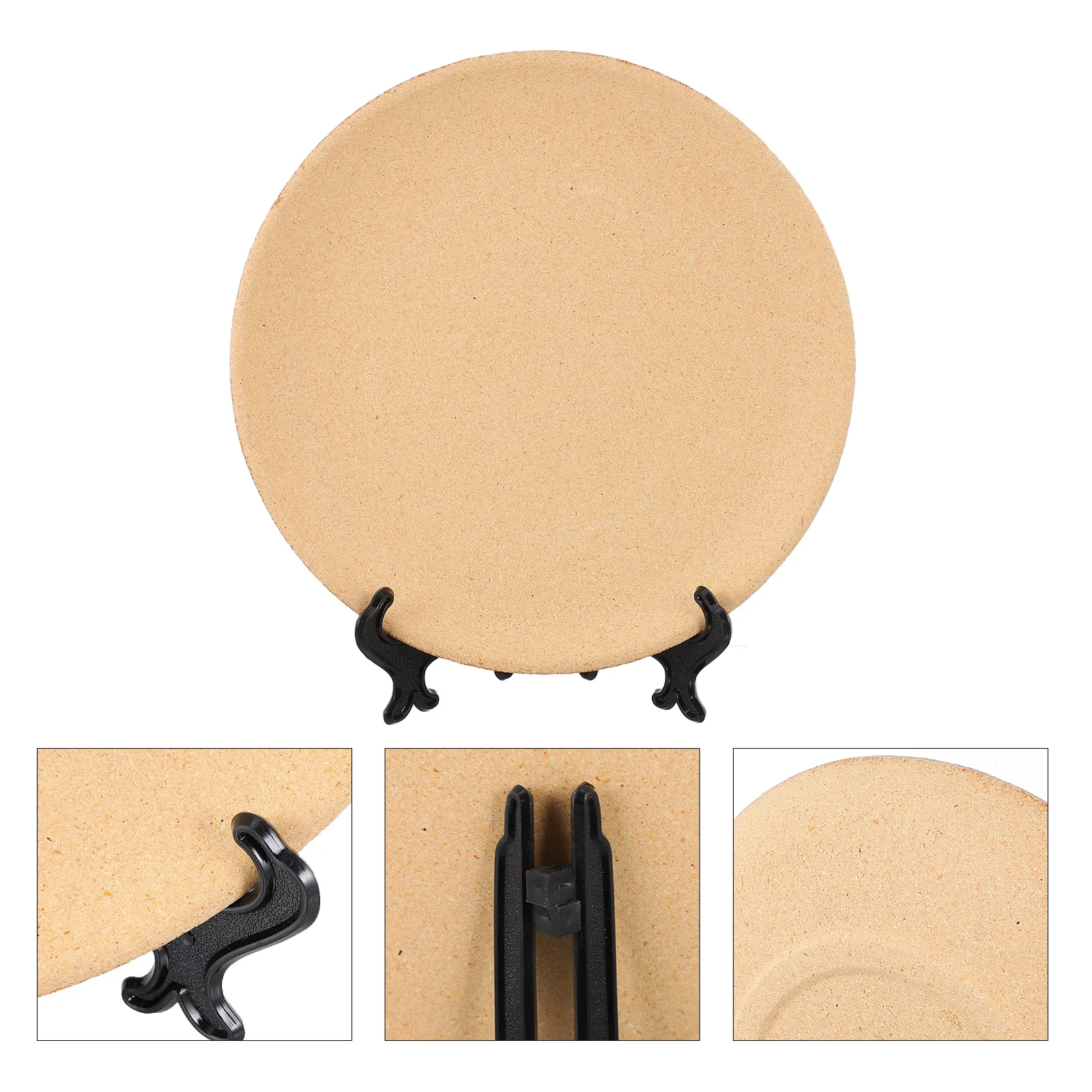 

Wood Tray Jewelry Plate Wooden Platespainting Dish Roundearring Holder Unfinished Serving Rounds Slabs Novelty Kids Stand