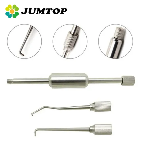 JUMTOP стоматологическое ручное управление для удаления коронок с двойной головкой стоматологическое лабораторное оборудование стоматологические инструменты