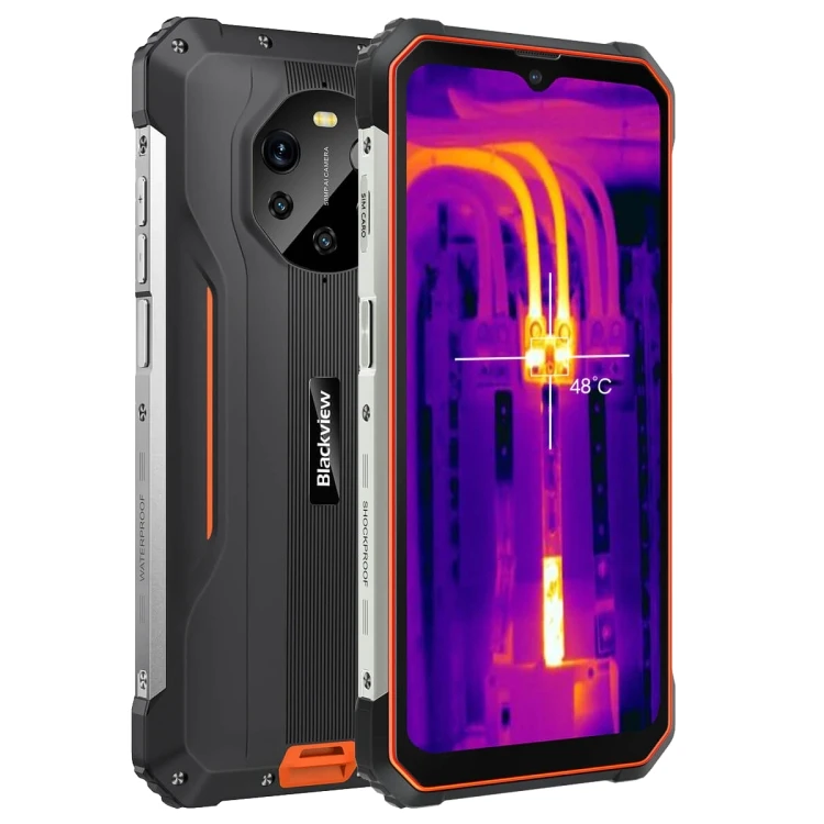 

Newest Blackview BL8800 PRO 5G Rugged Smartphone Thermal Imaging Camera Phone 6.58"FHD Display 8GB+128GB 8380mAh Mobile Phones