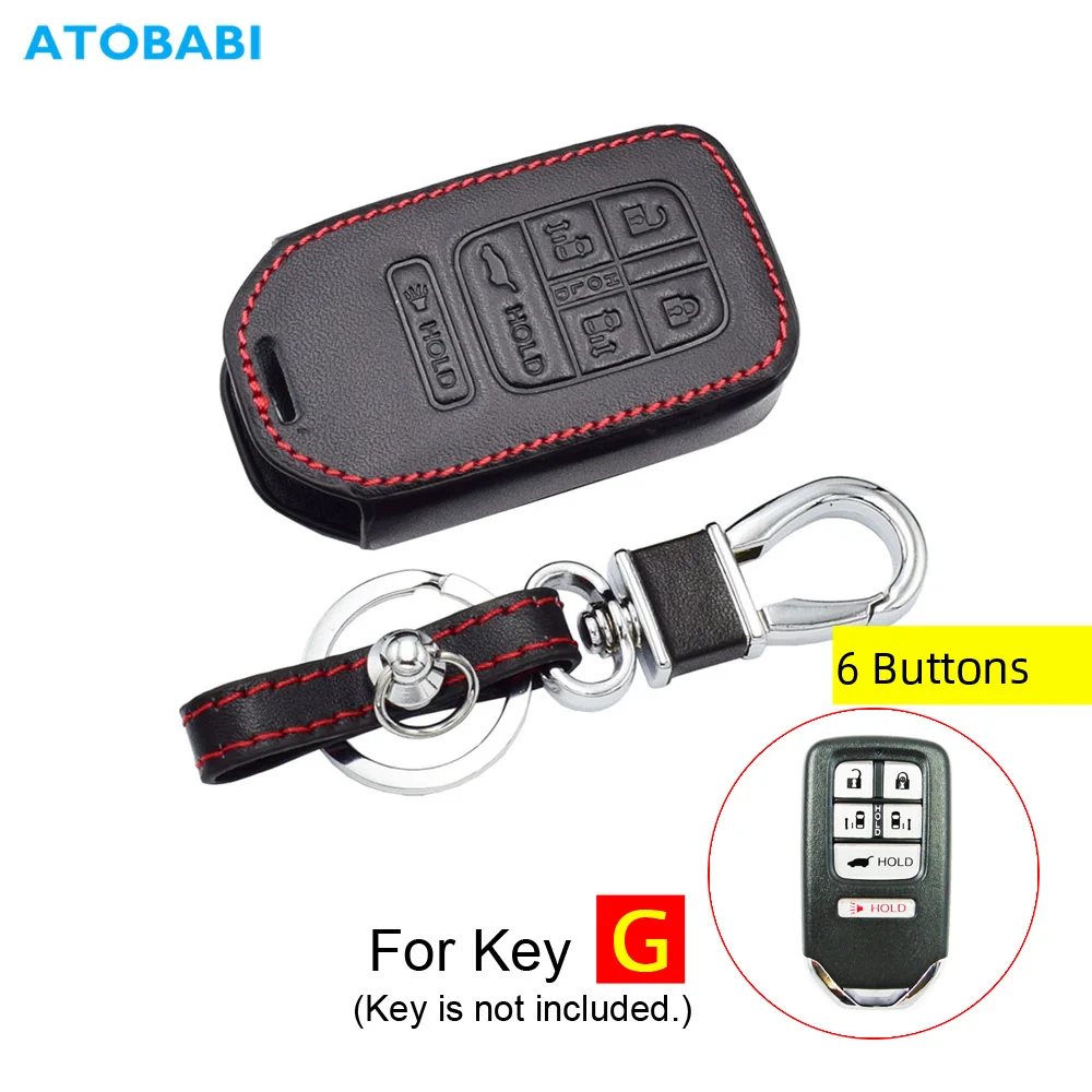 

Кожаный защитный чехол для автомобильного ключа для Honda Civic Accord Φ Jazz City Fit Jade Odyssey Pilot Sight Crosstour