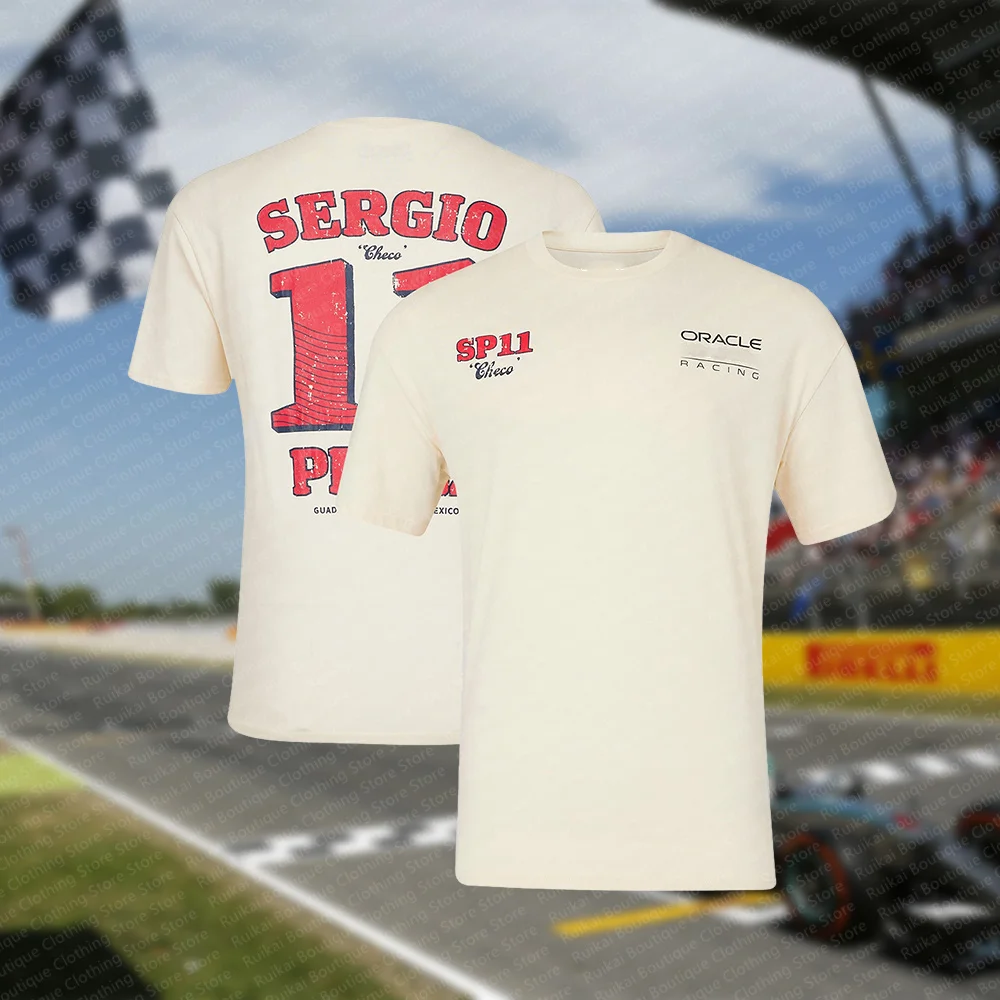 Лидер продаж 2024/25 модная мужская спортивная одежда F1 Race дышащий топ с