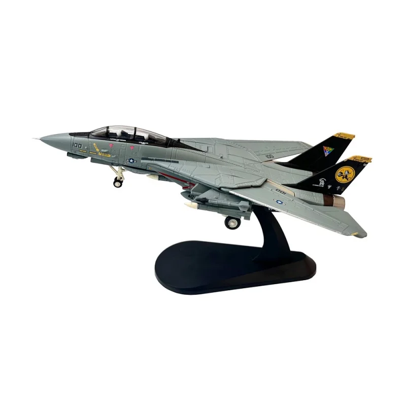 

1/100 US Navy Grumman F-14D Tomcat VF-31 Tomcatters Fighter Aircraft Metal Military Diecast Plane Model for Collection or Gift