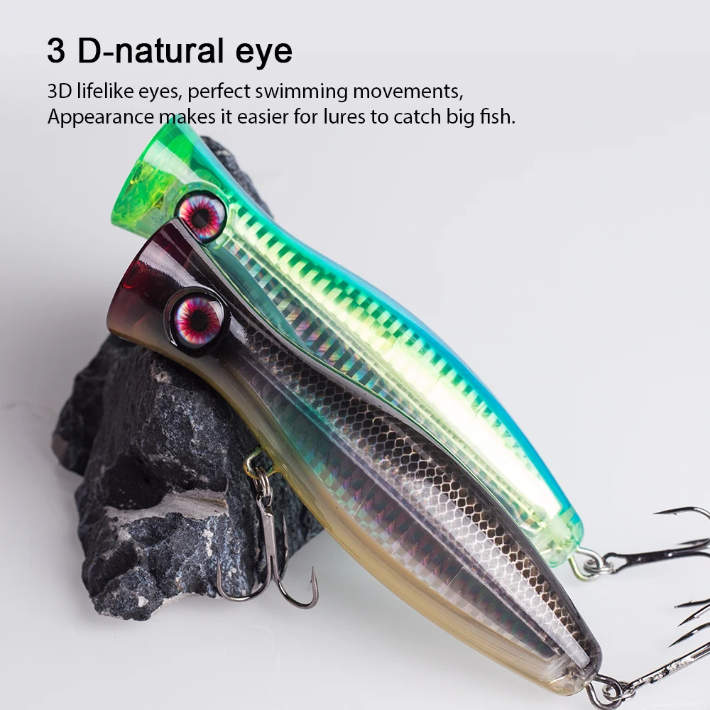 Hanlin Topwater Popper 120 мм/40 г плавающая вода для троллинга жесткие пластиковые приманки