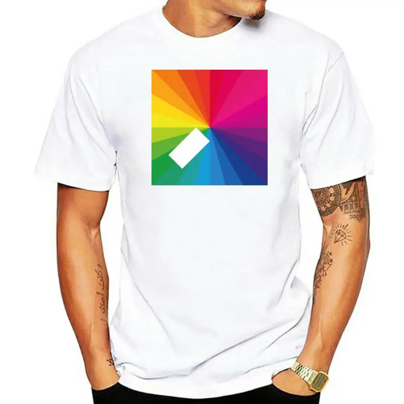 

Jamie xx в цвете виниловая новая Рок Музыкальная Группа мужская белая футболка размер от S до 3XL