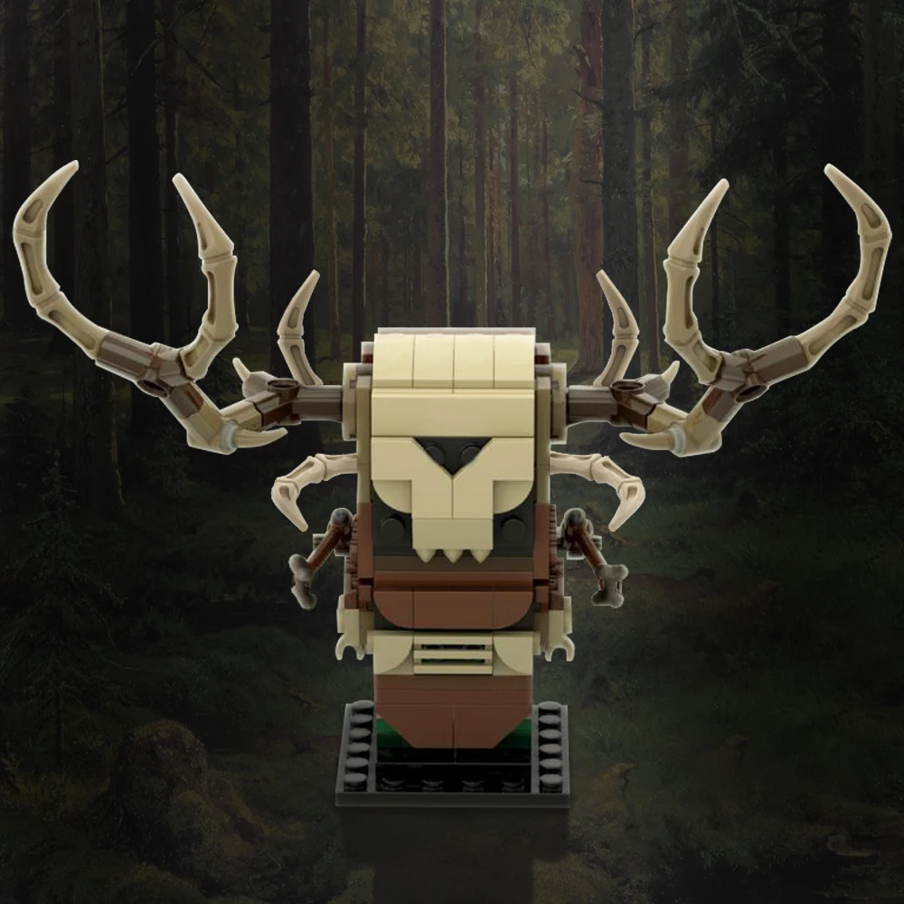 Конструктор gobrick MOC Game The Witchers 3Leshen Brickheadzs набор строительных блоков искусственный