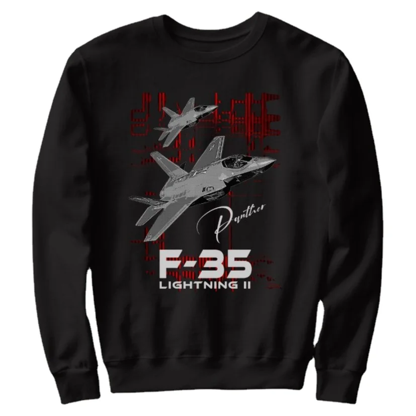 

USAF F-35 Lightning II Stealth Multirole Combat Aircraft Sweatshirts New 100% Cotton Comfortable Casual Fashion Mens Clothing