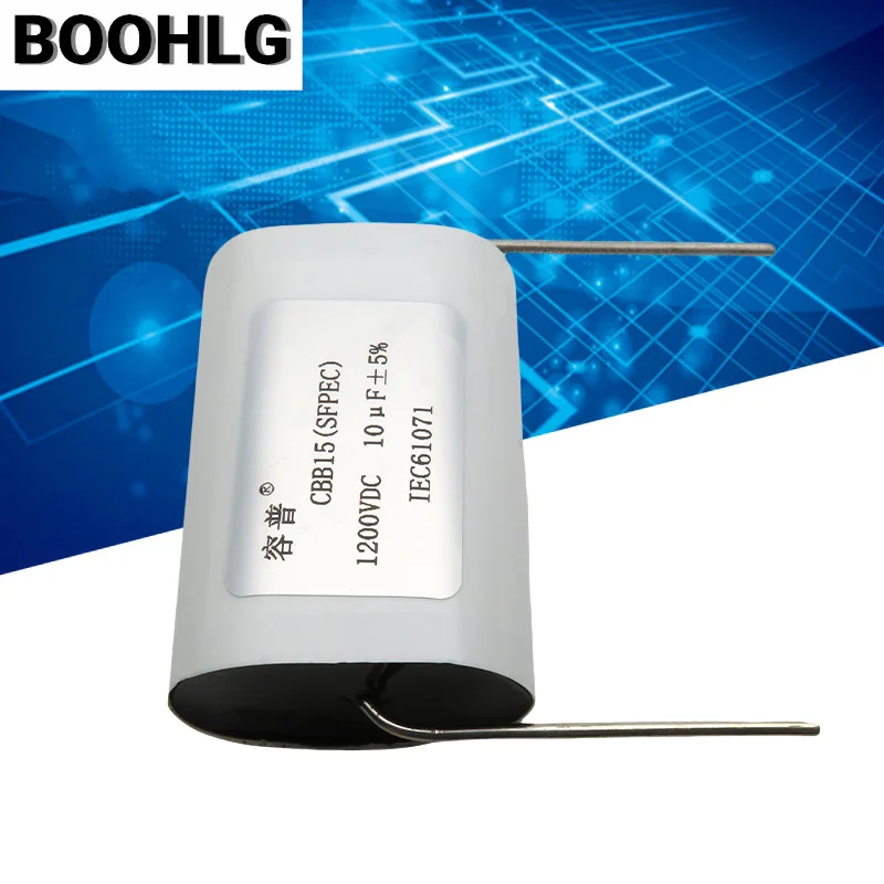 CBB16 1200 в 10 мкФ высоковольтный сварочный аппарат конденсатор неиндуктивный осевой