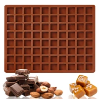 80 cavity square candy silicone mold diy jelly pudding chocolate homemade mold ice cubes fondant mold baking accessories