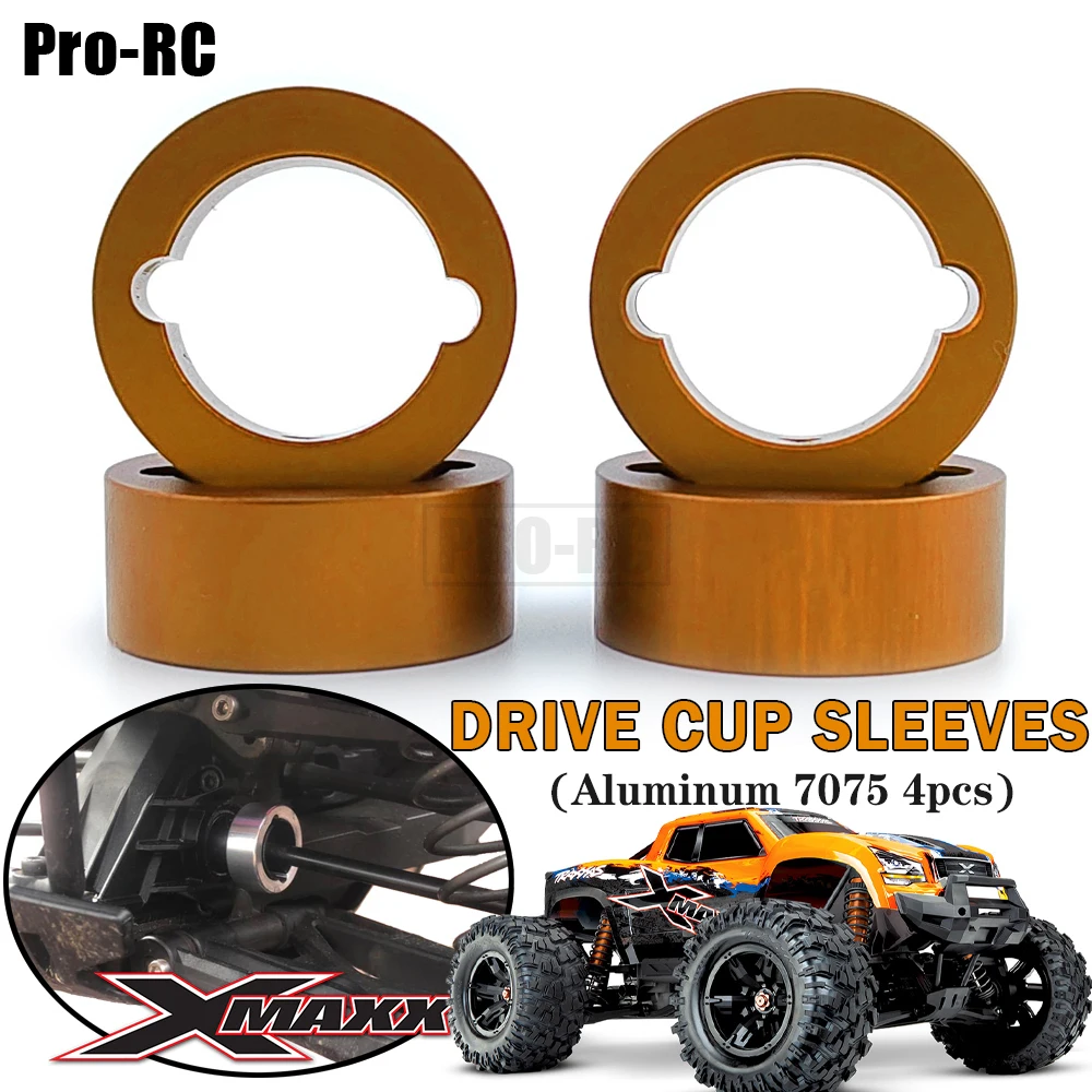 

For TRAXXAS 1/5 X-Maxx Drive Cup Sleeves Aluminum 7075 T6 XMAXX 6S 8S Monster Truck Rc Car Upgrade Parts
