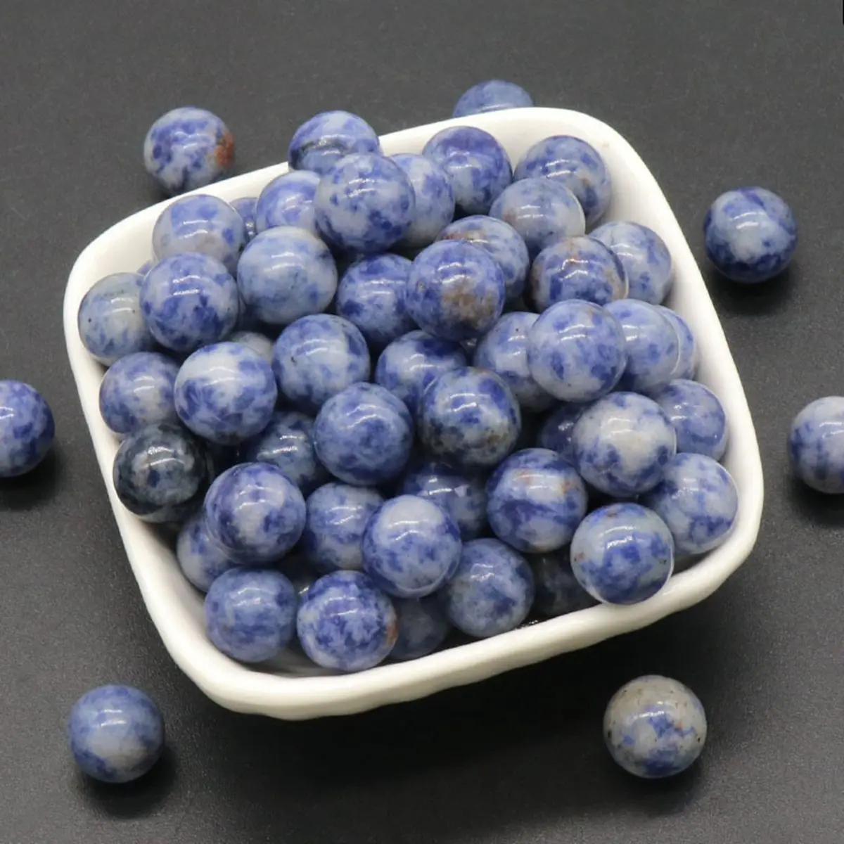

5PCS 12MM Calcite Round Beads for DIY Making Jewelry NO-Drilled Hole Healing Energy Natural Cute Stone Crystal Sphere Balls