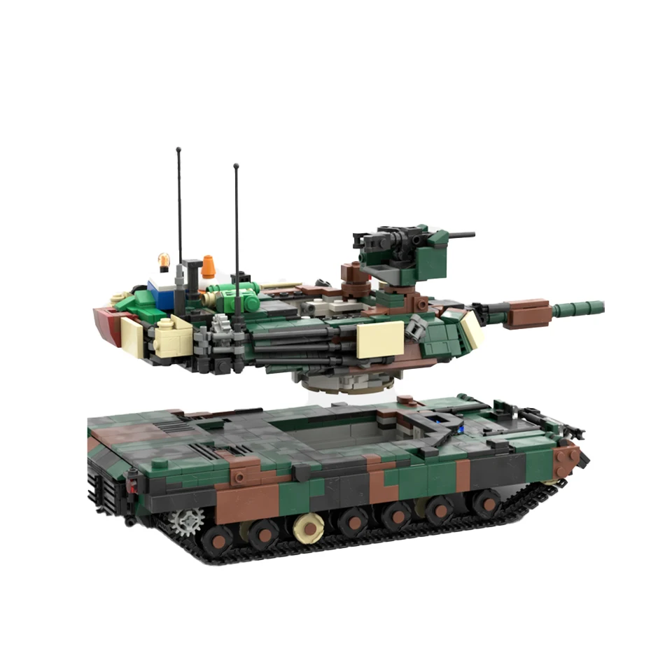 MOC WW2 US Military M1A2 Abrams SEP V2 Основный боевой танк Строительный блок Модель