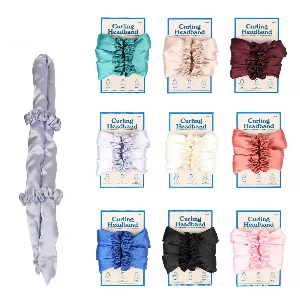 

Heatless Magic Hair Curler Flexible Hair Curler Hair Curling Lazy Sleep Heatless Curling Rod Headband Wave Former Maker Tool