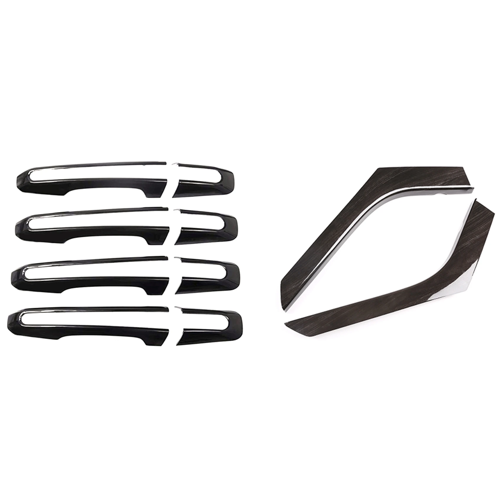 

Door Handle Trim Frame Stickers Decals & Center Console Decoration Strips for Land Rover Range Rover Evoque 2012-2018