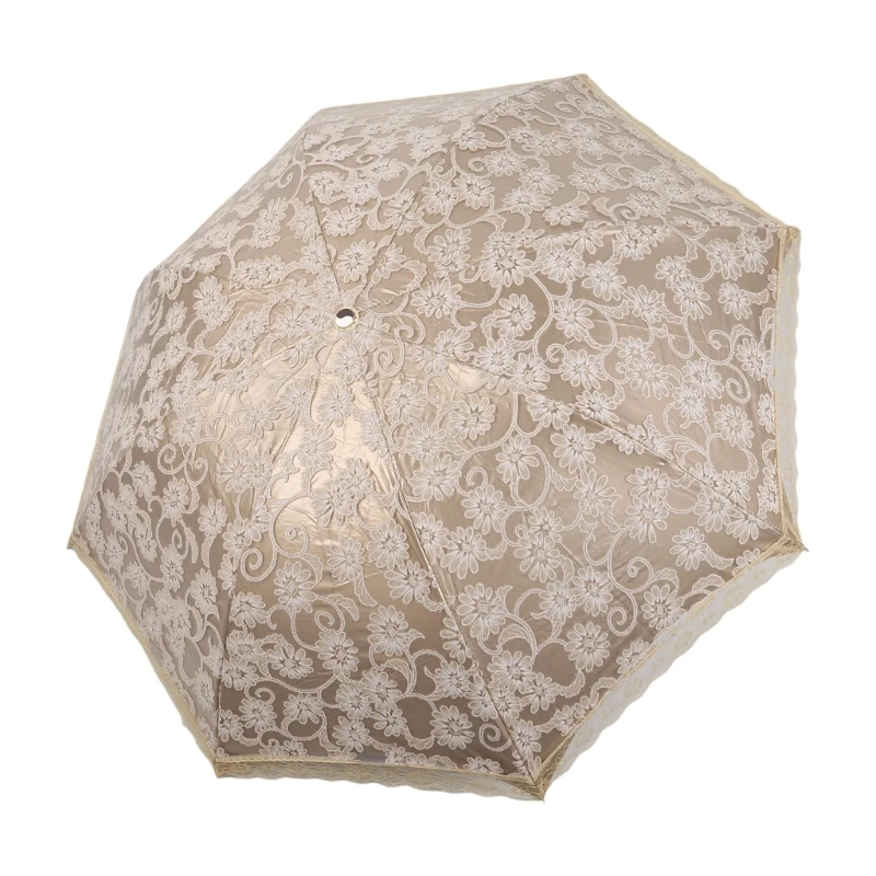 Y166 Sunnys Зонт Кружевной Вышитый Цветок Принцесса Женский