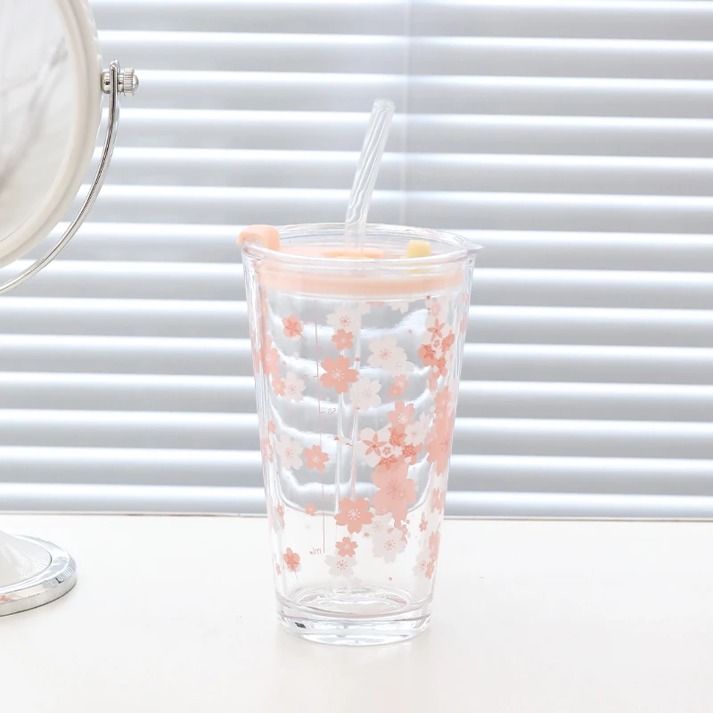 

DEJUN ZINS WTELY стеклянная чашка-непроливайка 400 мл