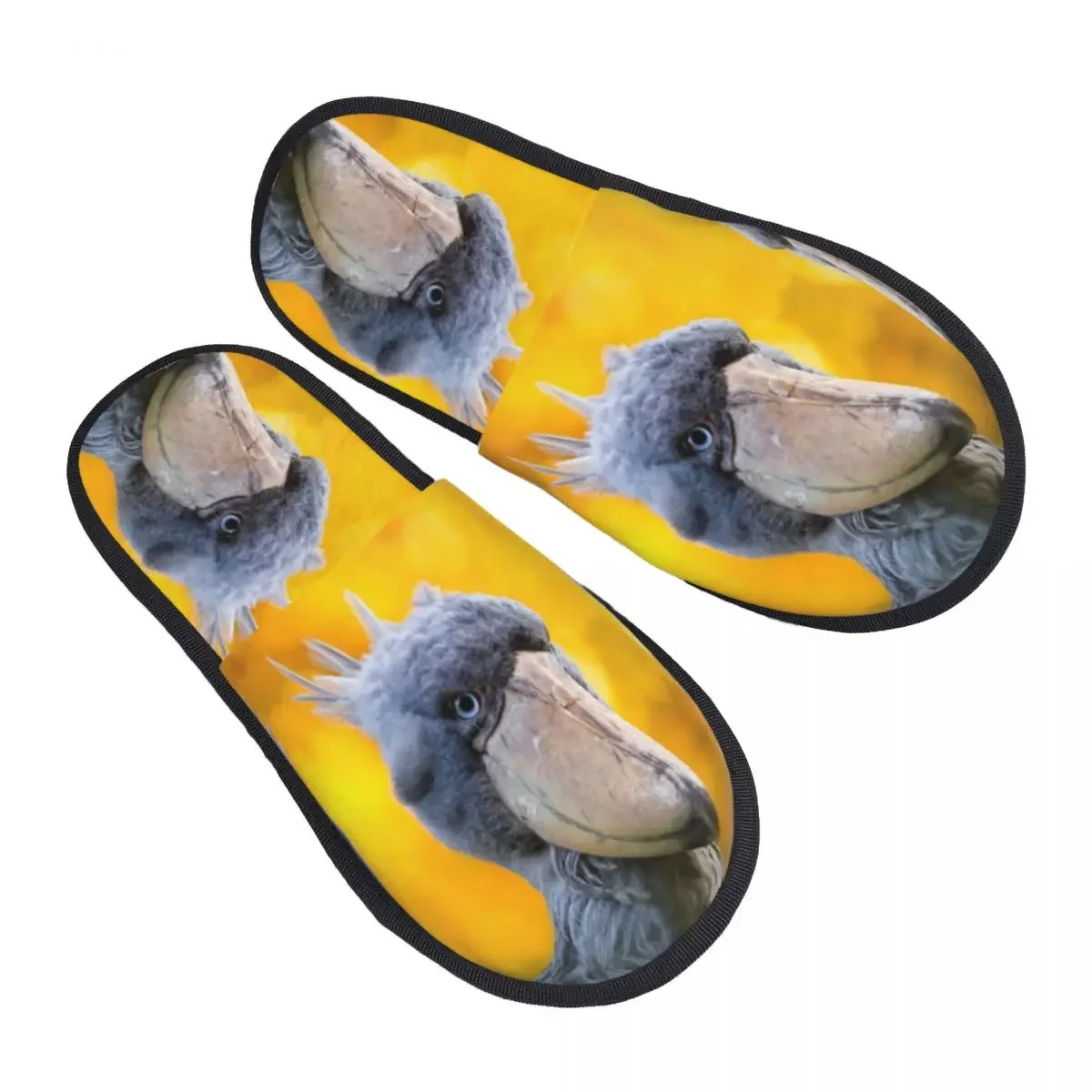 Домашние тапочки Shoebill Head плюшевые осенне-зимняя обувь домашний плоский пол для
