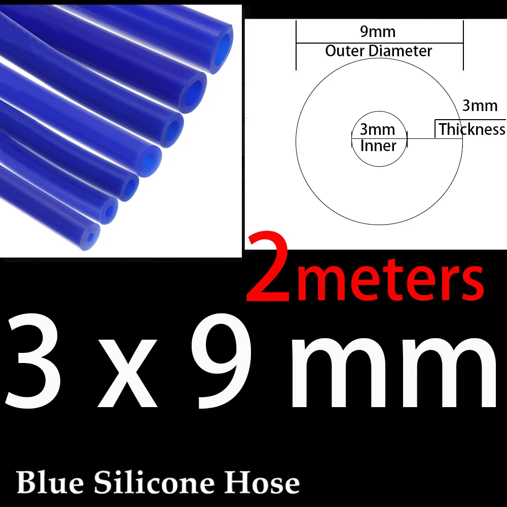 

Синий Силиконовый Вакуумный Шланг, Длина 1 М/2 М, Толщина 3 Мм