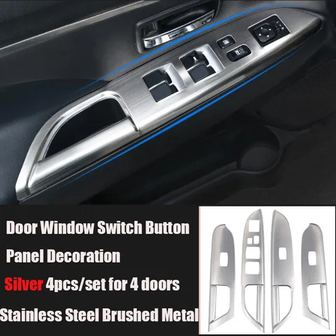 Панель дверной ручки салона автомобиля, декоративная отделка, автомобильные аксессуары, наклейка, крышка для Mitsubishi ASX Outlander Sport RVR 2010-2019