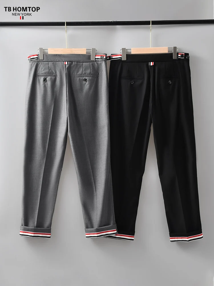 

Spring new TB pants, small feet, nine-point pants, slim fit, slim business trend, all-match, free ironing, young men