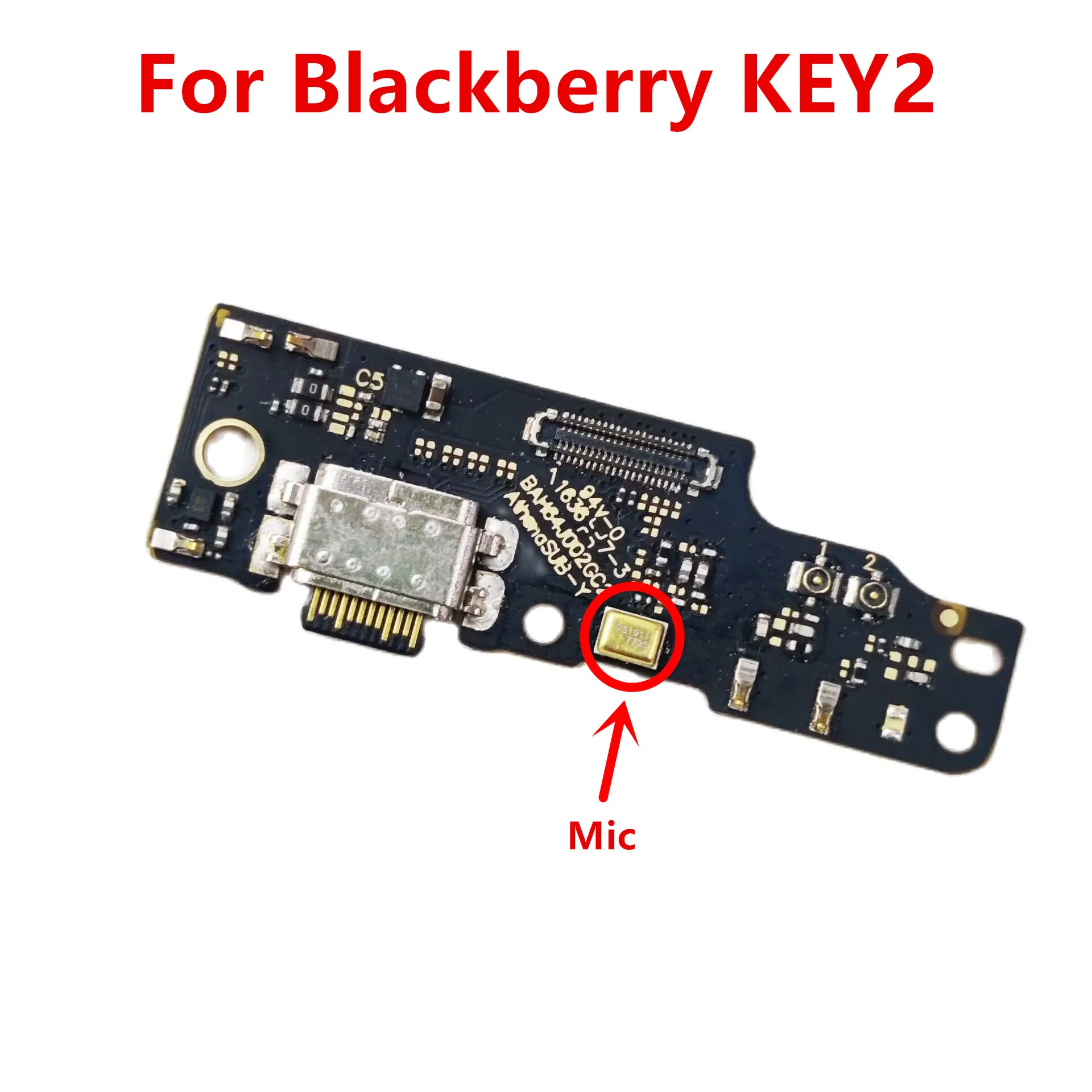 Для Blackberry KEY2 KEY 2 4,5 'BBF100-1 телефон USB плата зарядная док-станция запчасти панель Разъем зарядного устройства