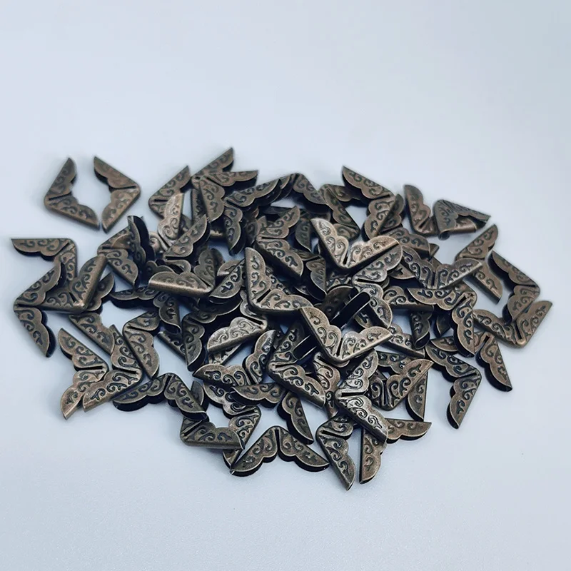 50 шт. бронзовые Защитные уголки для книг 14 х14х3 мм