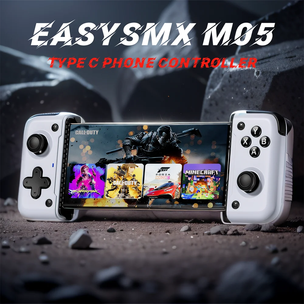 EasySMX M05 геймпад для мобильного телефона Bluetooth Type C контроллер iPhone 15 Android мобильный