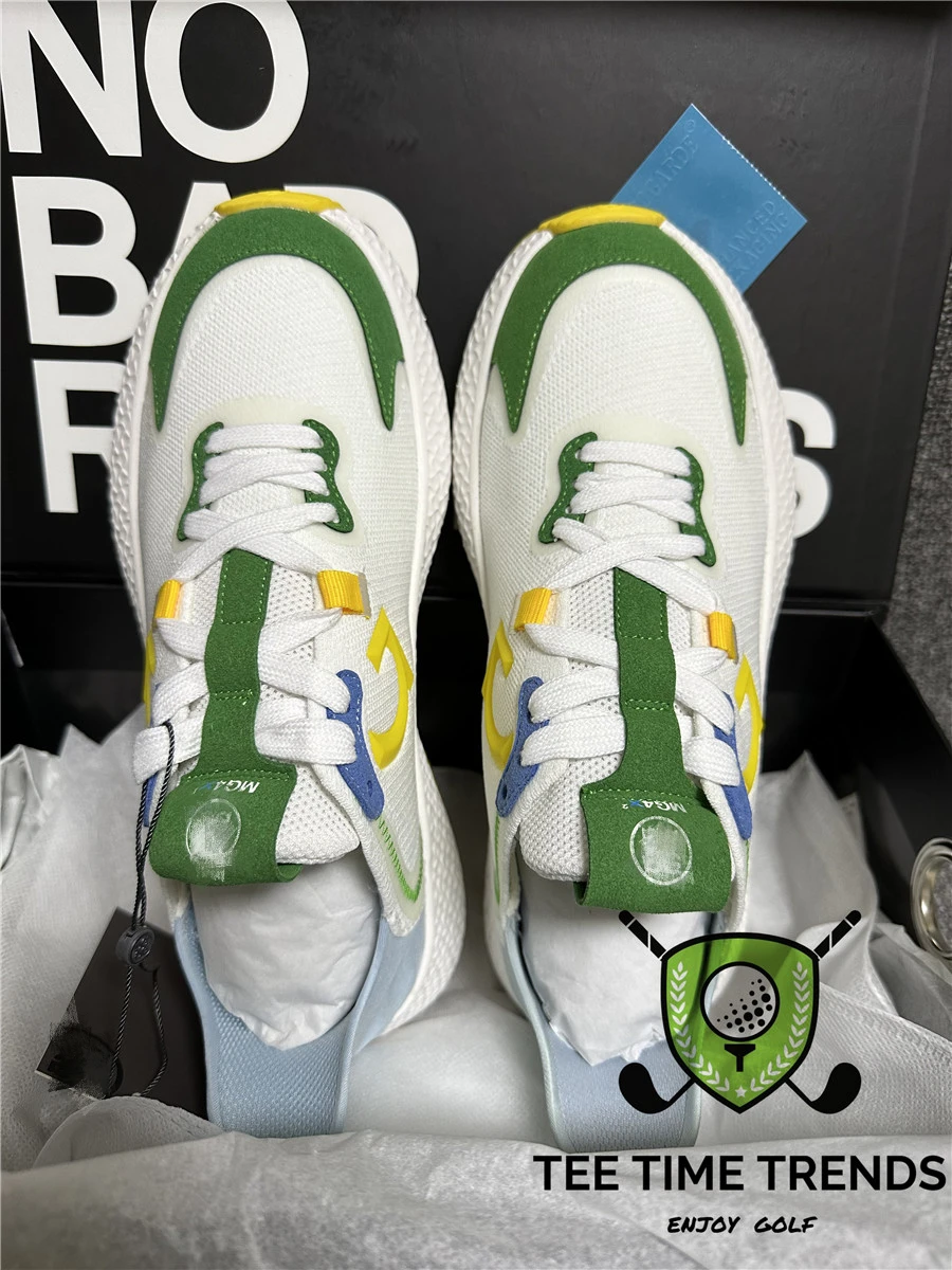 【 Hot Selling 】 23 Years of Golf Shoes Women's Rubber Shock Absorbing Fixing Studs Fashion Color Matching Versatile Trend Sports